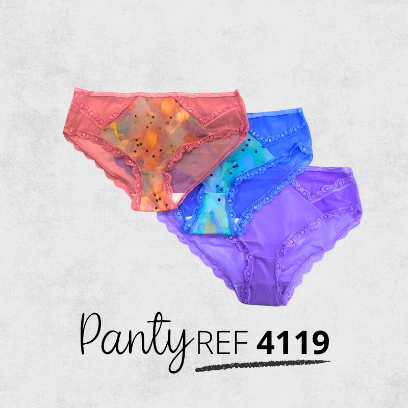 catalogo panty con encaje sutil 